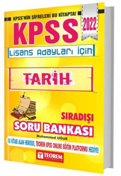 Teorem 2022 KPSS Tarih Sıradışı Soru Bankası