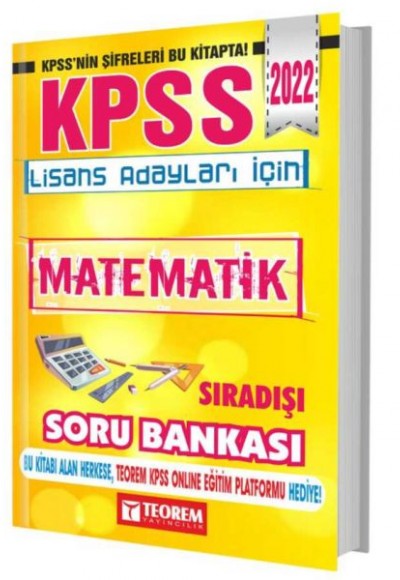 Teorem 2022 KPSS Matematik Sıradışı Soru Bankası