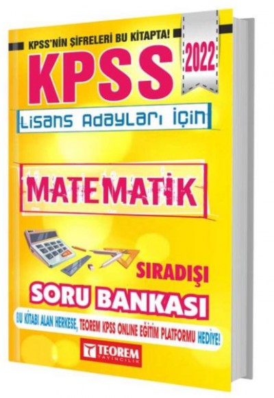 Teorem 2022 KPSS Matematik Sıradışı Soru Bankası