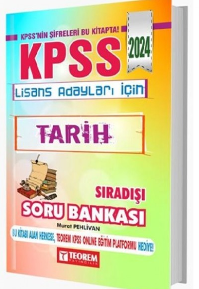 Teorem Yayınları 2024 KPSS Tarih Sıradışı Soru Bankası