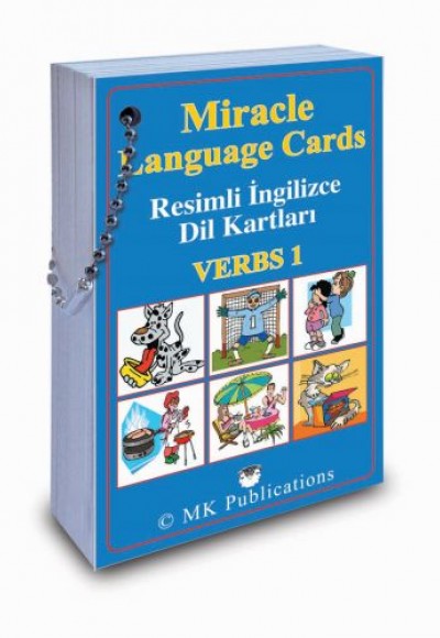 Miracle Language Cards Verbs 1 - Resimli İngilizce Dil Kartları