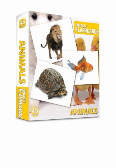Miracle Flashcards Animals (45 Cards)