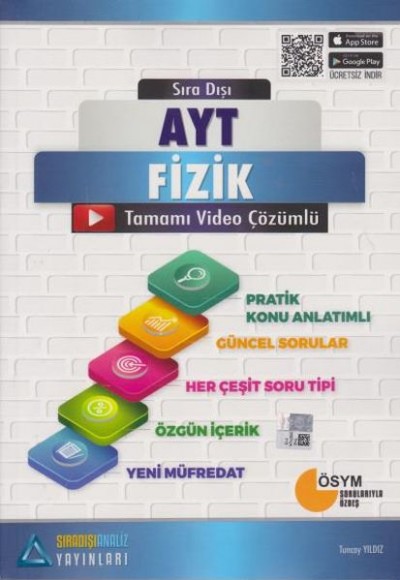 Sıradışı Analiz AYT Fizik Konu Özetli Tamamı Çözümlü Soru Bankası (Yeni)