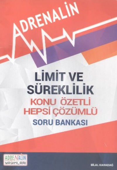 Adrenalin Limit ve Süreklilik Konu Özetli Hepsi Çözümlü Soru Bankası