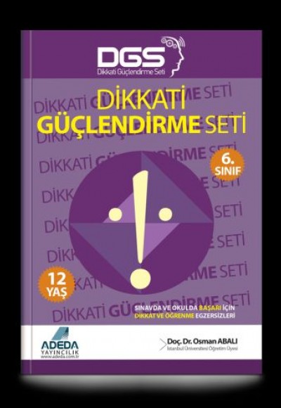 Dikkati Güçlendirme Seti 6. Sınıf 12 Yaş (1 Kitap)