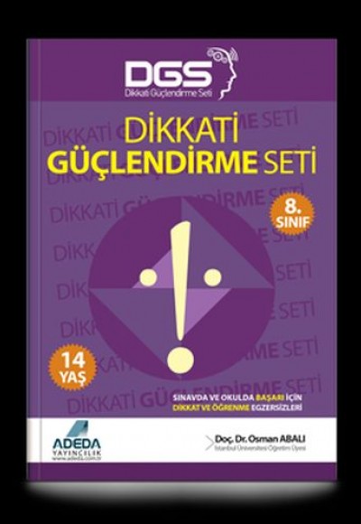 Dikkati Güçlendirme Seti 8. Sınıf 14 Yaş (1 Kitap)