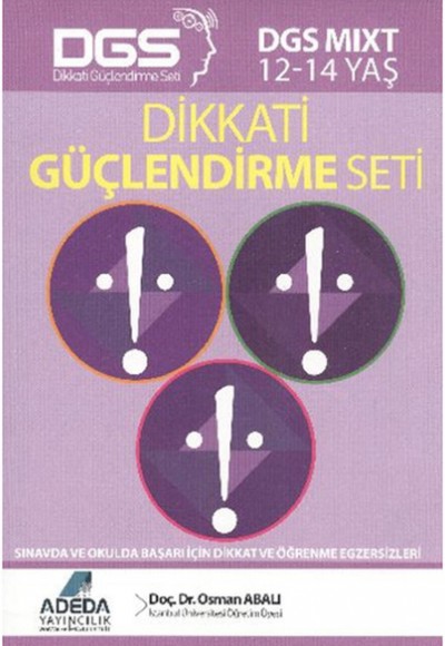 Dikkati Güçlendirme Seti Mixt 12 - 14 Yaş (1 Kitap)