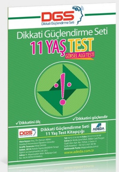 Dikkati Güçlendirme Seti Yaprak Test 11 Yaş