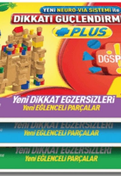 Dikkati Güçlendirme Seti Plus 3 Yaş (3 Kitap+22 Parça Ahşap Karton Kutu)