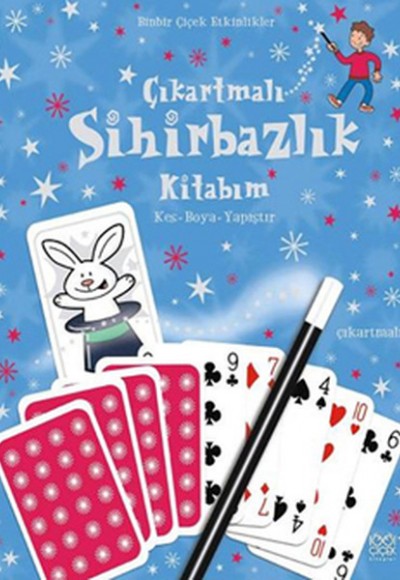 Çıkartmalı Sihirbazlık Kitabım / Kes -Boya - Yapıştır