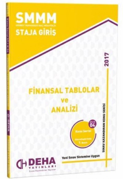 SMMM Staja Giriş Finansal Tablolar ve Analizi Konu Serisi STJ-K 04