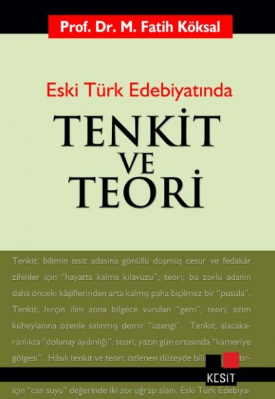 Eski Türk Edebiyatında Tenkit ve Teori