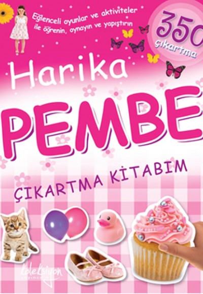 Harika Pembe Çıkartma Kitabım