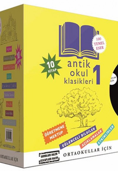 Antik Okul Klasikleri Set 1 - 10 Kitap Takım