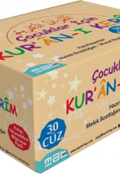 Çocuklar İçin Kur’an-ı Kerim 1 - 30. Cüzler (30 Kitap Takım)