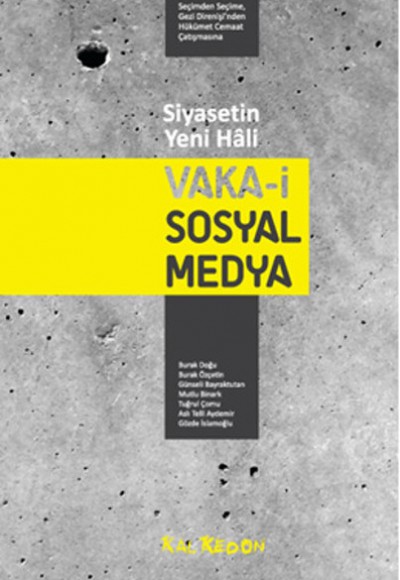 Siyasetin Yeni Hali: Vaka-i Sosyal Medya  Seçimden Seçime, Gezi Direnişi'nden Hükümet Cemaat Çat