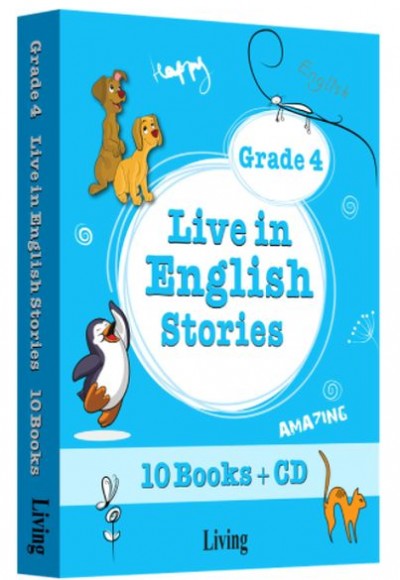 Grade 4 - Live in English Stories (10 Books CD)
