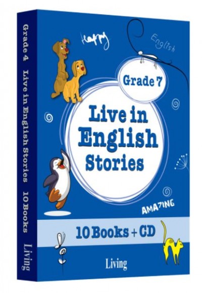 Grade 7 - Live in English Stories (10 Books CD)