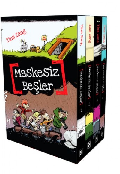 Maskesiz Beşler Serisi - Kutulu Set (4 Kitap)