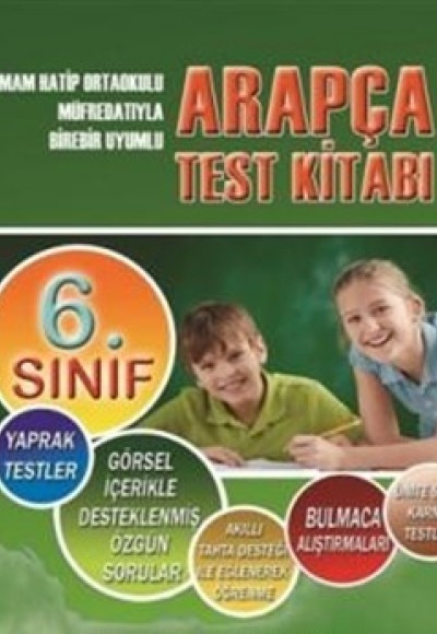 6. Sınıf Arapça Test Kitabı  İmam Hatip Lisesi Müfredatıyla Birebir Uyumlu