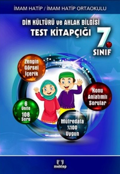 7. Sınıf Din Kültürü ve Ahlak Bilgisi Test Kitabı