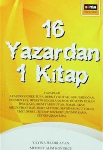 16 Yazardan 1 Kitap