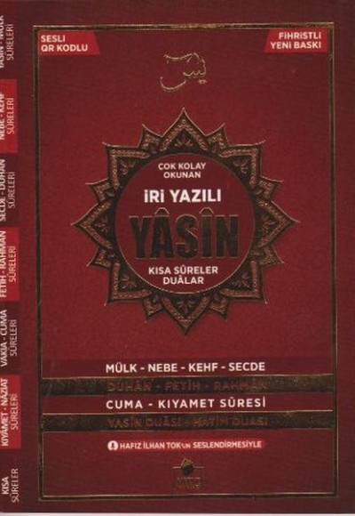 Yasin Şerif Çanta Boy İri Yazılı 160 Sayfa