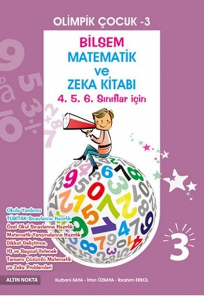 Olimpik Çocuk 3 - Bilsem Matematik ve Zeka Kitabı