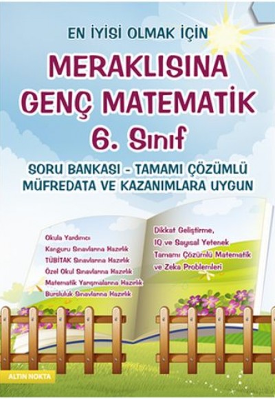 Altın Nokta Meraklısına Genç Matematik 6. Sınıflar İçin Soru Bankası Tamamı Çözümlü