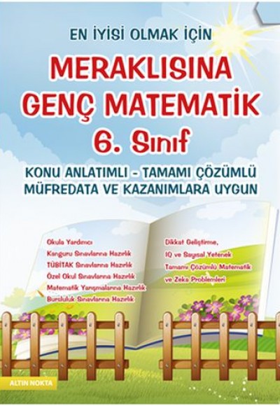 Altın Nokta Meraklısına Genç Matematik 6. Sınıflar İçin Konu Anlatımlı Tamamı Çözümlü