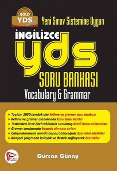 Yeni Sınav Sistemine Uygun Pelikan YDS İngilizce Soru Bankası