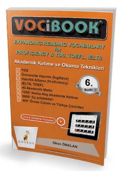 Vocibook İngilizce Akademik Kelime ve Okuma Teknikleri