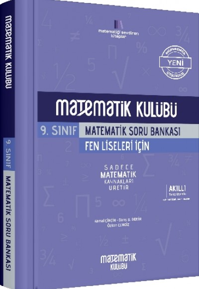 Matematik Kulübü 9.Sınıf Matematik Soru Bankası Fen Liseleri İçin (Yeni)