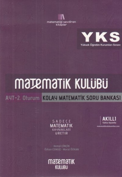 Matematik Kulübü AYT Kolay Matematik Soru Bankası (Yeni)