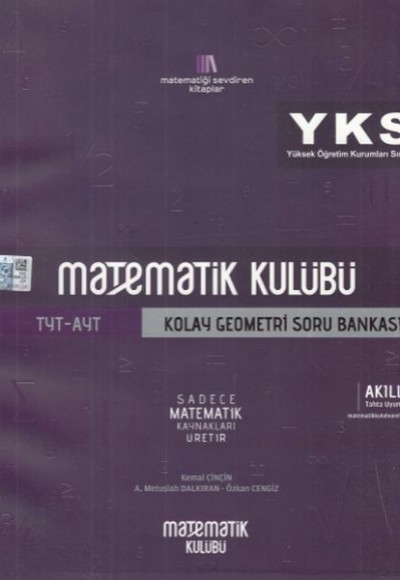 Matematik Kulübü TYT AYT Kolay Geometri Soru Bankası (Yeni)