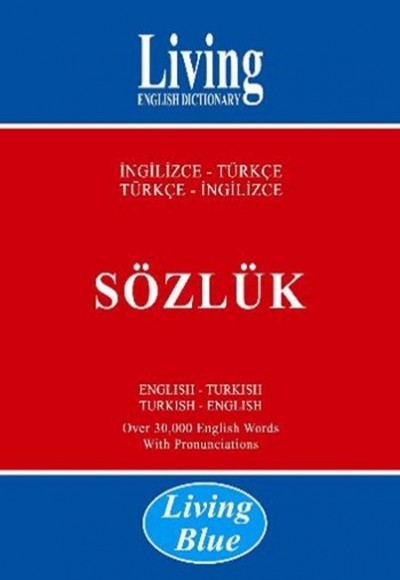 Living Blue İngilizce-Türkçe Türkçe-İngilizce Sözlük