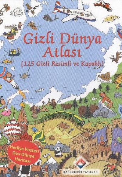 Gizli Dünya Atlası (115 Gizli Resimli ve Kapaklı)