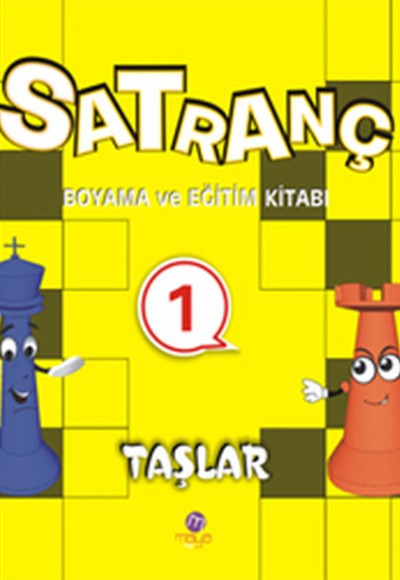 Satranç Boyama ve Eğitim Kitabı -1 / Taşlar