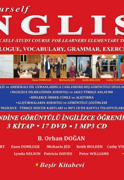 Teach Yourself English - Kendi Kendine Görüntülü İngilizce Öğrenim Sistemi (3 Kitap+17 DVD+1 MP3 CD)