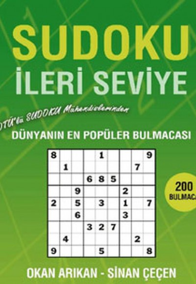 Sudoku  İleri Seviye Dünyanın En Popüler Bulmacası