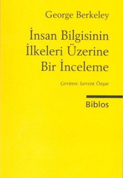 İnsan Bilgisinin İlkeleri Üzerine Bir İnceleme