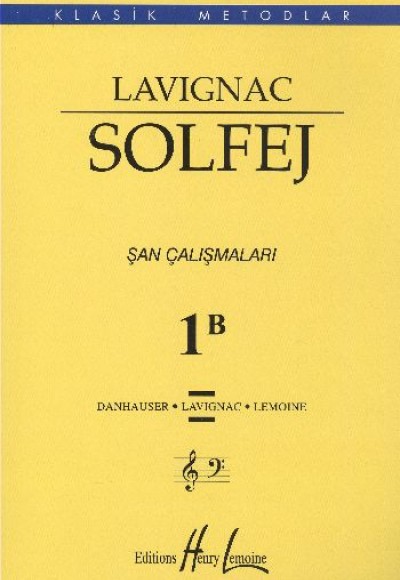 Lavıgnac Solfej şan çalişmalari 1b