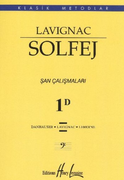 Lavignac Solfej 1D Şan Çalışmaları