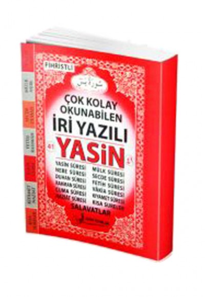 41 Yasin Arapça İri Yazılı Fihristli Cep Boy F013