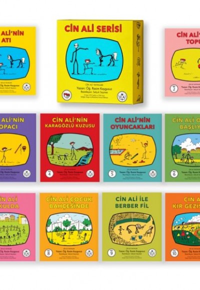Cin Ali Serisi Kutulu Set (10 Takım Kitap)