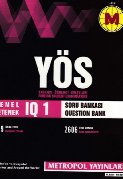 Metropol YÖS IQ Soru Bankası 1 (Yeni)