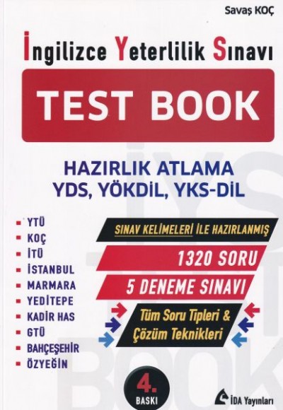 İda Yayınları İngilizce Yeterlilik Sınavı Test Book