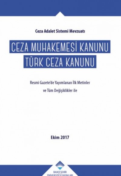 Ceza Muhakemesi Kanunu / Türk Ceza Kanunu (Ciltli)