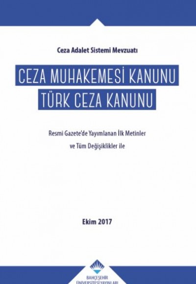 Ceza Muhakemesi Kanunu / Türk Ceza Kanunu (Ciltli)