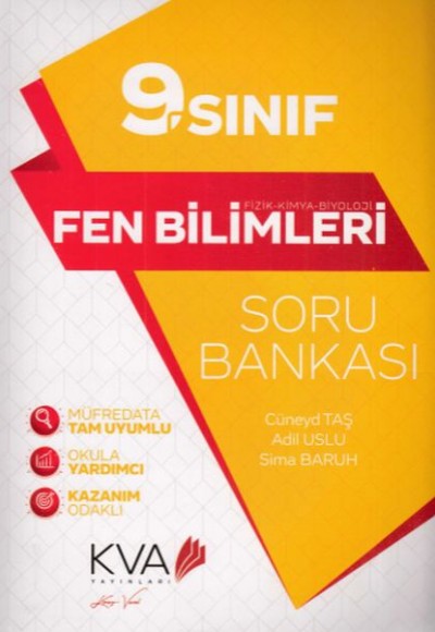 KVA 9. Sınıf Fen Bilimleri Soru Bankası (Yeni)